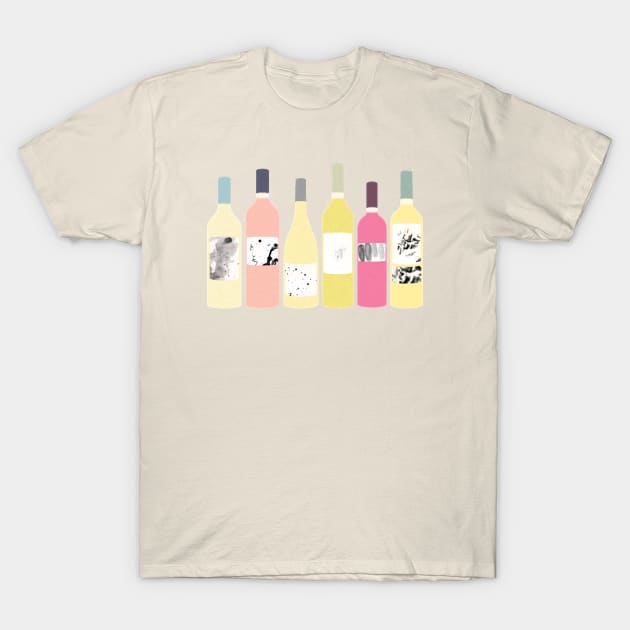 Wine Lover Watercolor T-Shirt by annacush